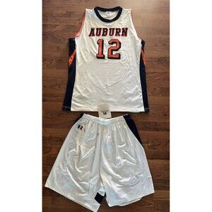 Vintage 2002-03 Auburn Tigers NCAA #12 Sewn Russell Basketball Jersey Men’s 48